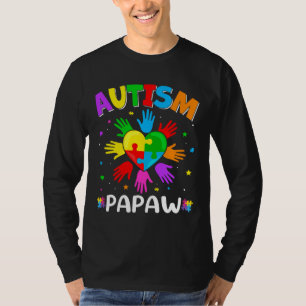 Bewustmaking van Autisme - Papaw-familie aanpassen T-shirt