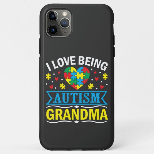 bewustmaking van autisme, Proud autisme oma Case-Mate iPhone Case (Achterkant)