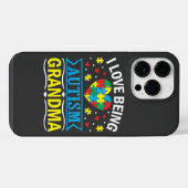 bewustmaking van autisme, Proud autisme oma iPhone Hoesje (Achterkant horizontaal)