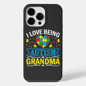 bewustmaking van autisme, Proud autisme oma iPhone Hoesje (Achterkant)