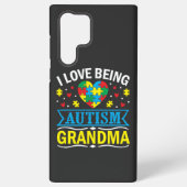 bewustmaking van autisme, Proud autisme oma Samsung Galaxy Hoesje (Achterkant)