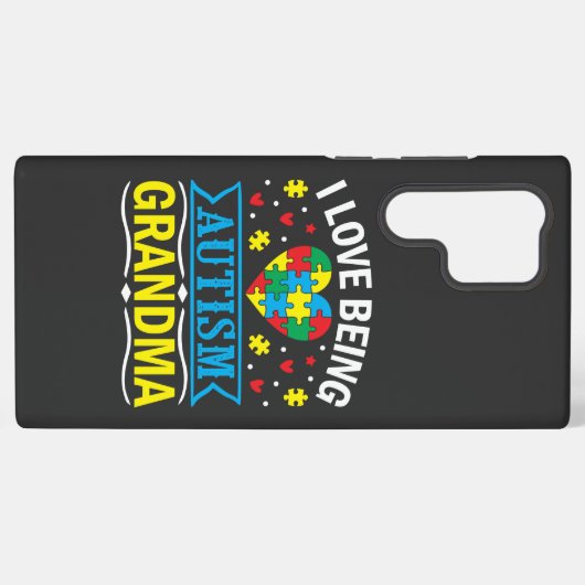 bewustmaking van autisme, Proud autisme oma Samsung Galaxy Hoesje (Achterkant horizontaal)