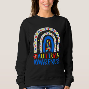 Bewustmaking van autisme Rainbow Puzzle Autisme Aw Trui