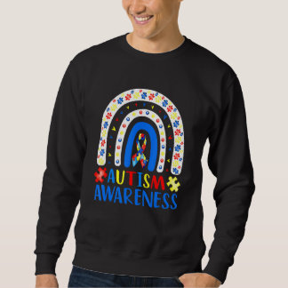 Bewustmaking van autisme Rainbow Puzzle Autisme Aw Trui