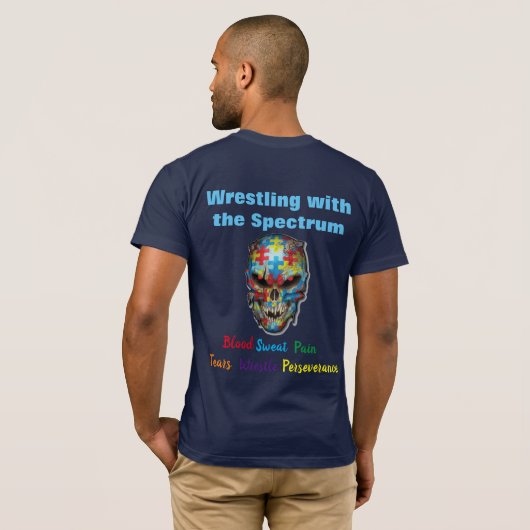 Bewustmaking van autisme t-shirt (Achterkant volledig)