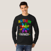 Bewustmaking van autisme van de kool Boer Harde Pu T-shirt (Voorkant volledig)