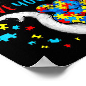 Bewustmaking van autisme Vrouwen Aanvaarding van K Poster (Hoek)