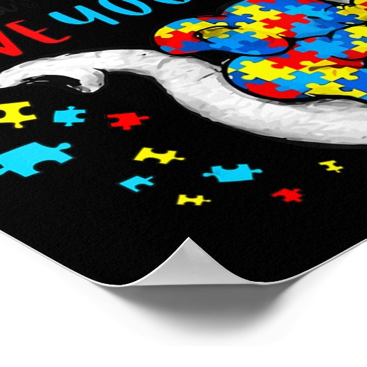 Bewustmaking van autisme Vrouwen Aanvaarding van K Poster (Hoek)