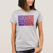 Bewustmaking van autisme - Vrouwenbasis - T-shirt (Voorkant)