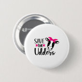 Bewustmaking van baarmoederhalskanker opslaan ronde button 5,7 cm (Voorkant /achterkant)