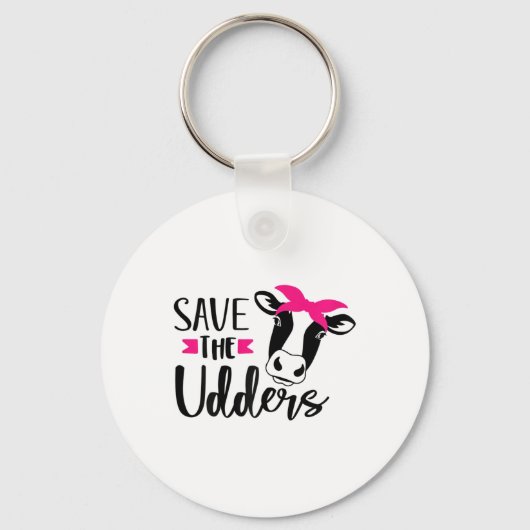 Bewustmaking van baarmoederhalskanker opslaan sleutelhanger (Voorkant)