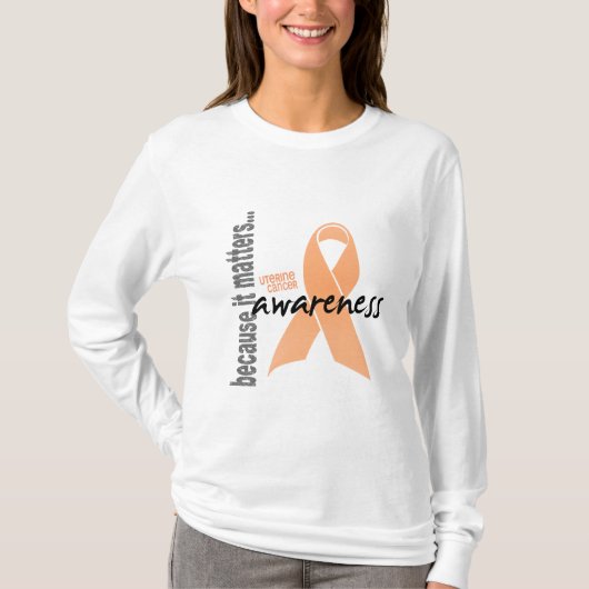 Bewustmaking van baarmoederhalskanker t-shirt (Voorkant)