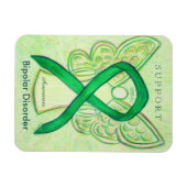 Bewustmaking van bipolaire stoornis Ribbon Angel M Magneet (Horizontaal)