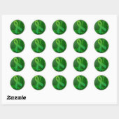 Bewustmaking van bipolaire stoornis ronde sticker (Vel)