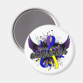 Bewustmaking van bladerkanker 16 magneet (Voorkant / Achterkant)