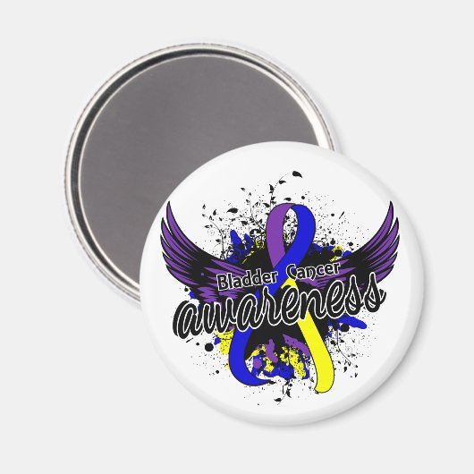 Bewustmaking van bladerkanker 16 magneet (Voorkant / Achterkant)