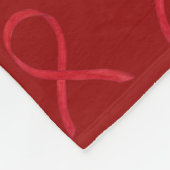 Bewustmaking van bloedkanker Ribbon Soft Fleece Bl (Hoek)