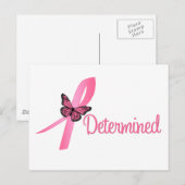 Bewustmaking van borstkanker briefkaart (Voorkant / Achterkant)