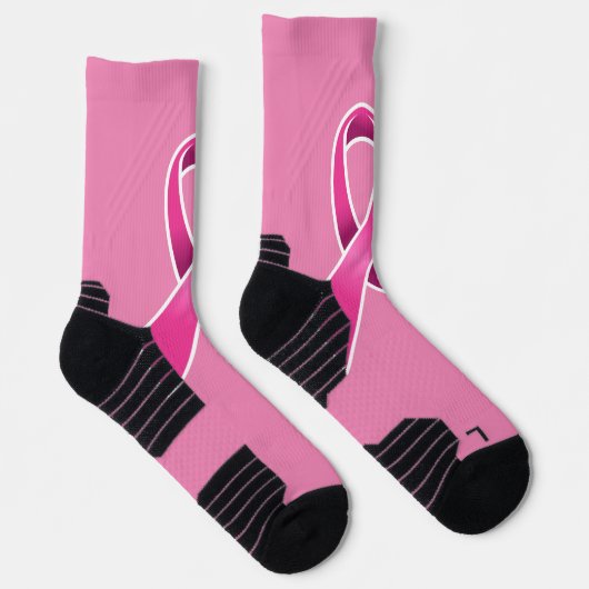 Bewustmaking van borstkanker sokken (Rechts)