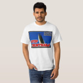 BEWUSTMAKING VAN CHEMTRAIL - STOP CHEMTRAILS T-SHI T-SHIRT (Voorkant volledig)
