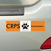 BEWUSTMAKING VAN CRPS BUMPERSTICKER (Op auto)