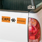 BEWUSTMAKING VAN CRPS BUMPERSTICKER (Op Truck)