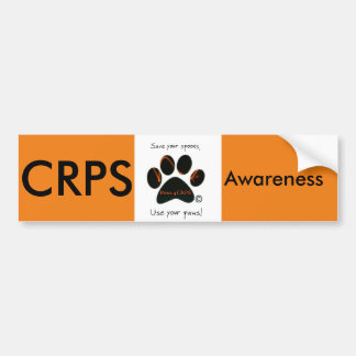 BEWUSTMAKING VAN CRPS BUMPERSTICKER