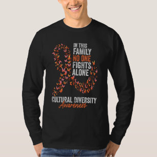 Bewustmaking van de culturele diversiteit Maand Bu T-shirt