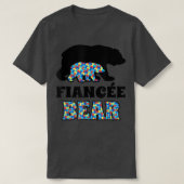 Bewustmaking van de financiële Beer T-shirt (Design voorkant)