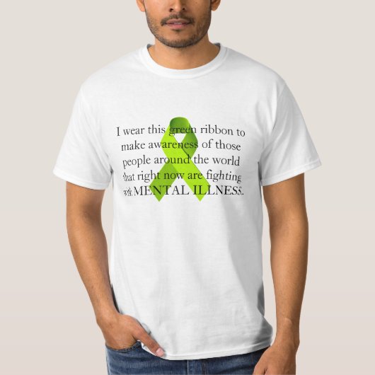 Bewustmaking van de geestelijke gezondheid 1 t-shirt (Voorkant)