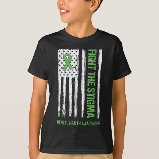 Bewustmaking van de geestelijke gezondheid Bestrij T-shirt (Voorkant)