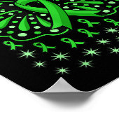 Bewustmaking van de geestelijke gezondheid Butterf Poster (Hoek)