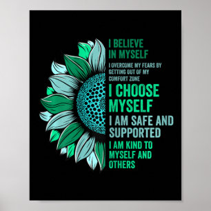 Bewustmaking van de geestelijke gezondheid - Einde Poster