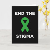 Bewustmaking van de geestelijke gezondheid Einde s Kaart (Gele Bloem)