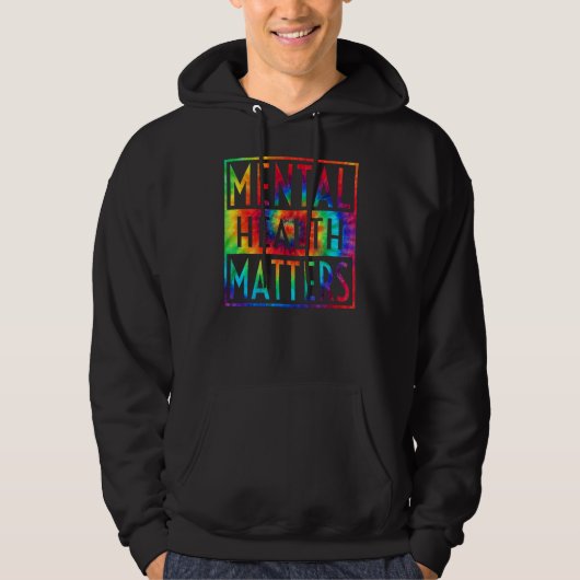 Bewustmaking van de geestelijke gezondheid hoodie (Voorkant)
