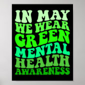 Bewustmaking van de geestelijke gezondheid in mei  poster (Voorkant)