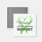 Bewustmaking van de geestelijke gezondheid - Onder Magneet (Voorkant / Achterkant)