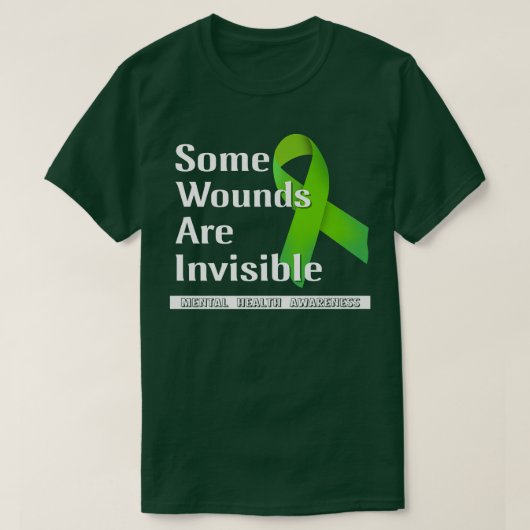 Bewustmaking van de geestelijke gezondheid Sommige T-shirt (Design voorkant)