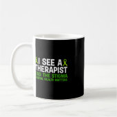Bewustmaking van de geestelijke gezondheid Therapi Koffiemok (Links)