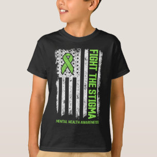Bewustmaking van de geestelijke gezondheid vecht t t-shirt