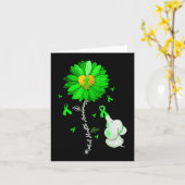 Bewustmaking van de geestelijke gezondheid Zonnebl Kaart (Gele Bloem)