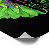 Bewustmaking van de geestelijke gezondheid Zonnebl Poster (Hoek)