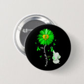 Bewustmaking van de geestelijke gezondheid Zonnebl Ronde Button 5,7 Cm (Voorkant /achterkant)