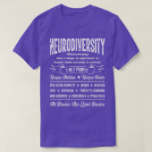 Bewustmaking van de neurodiversiteit t-shirt (Design voorkant)