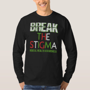 Bewustmaking van de psychische gezondheid Maand Br T-shirt