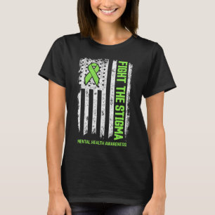 Bewustmaking van de psychische gezondheid vecht te t-shirt