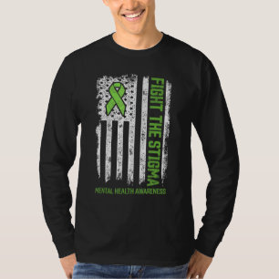 Bewustmaking van de psychische gezondheid vecht te t-shirt