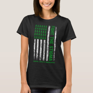 Bewustmaking van de psychische gezondheid vecht te t-shirt