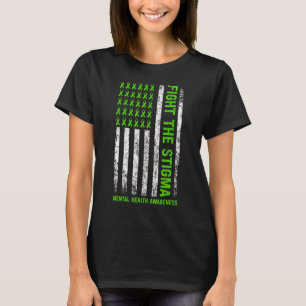 Bewustmaking van de psychische gezondheid vecht te t-shirt
