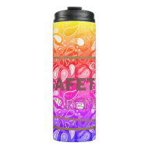 Bewustmaking van de veiligheid Rode Tekst Gele Gre